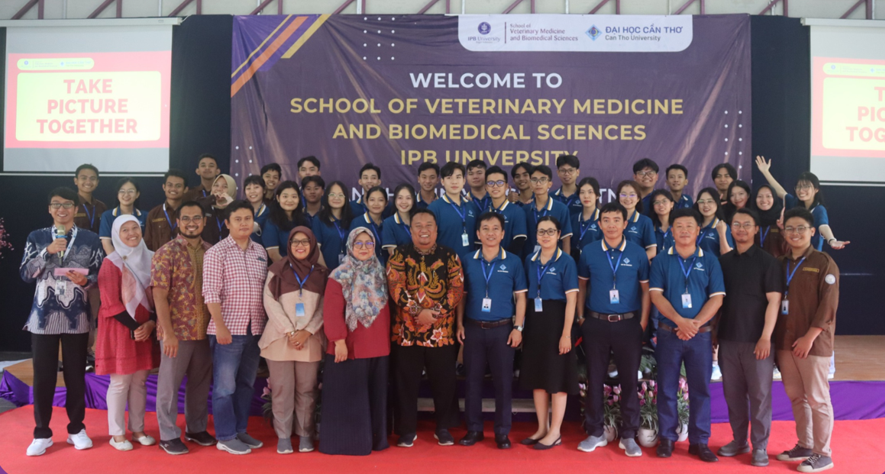 Sekolah Kedokteran Hewan dan Biomedis IPB Menerima Kunjungan Delegasi Can Tho University, Vietnam